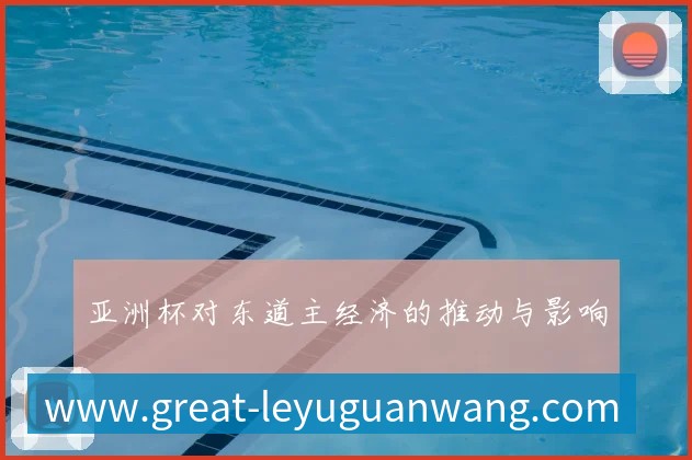 亚洲杯对东道主经济的推动与影响