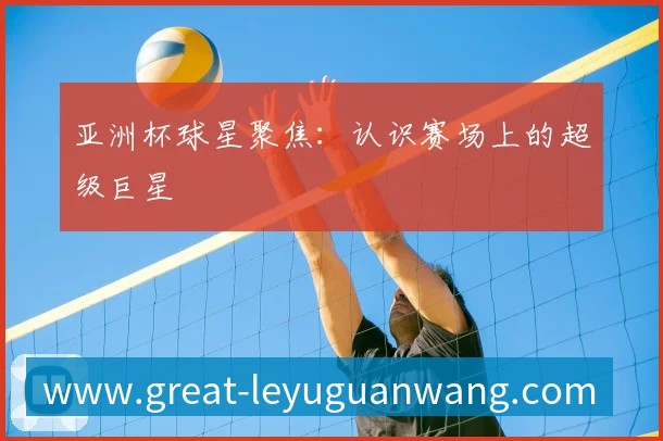 亚洲杯球星聚焦:认识赛场上的超级巨星